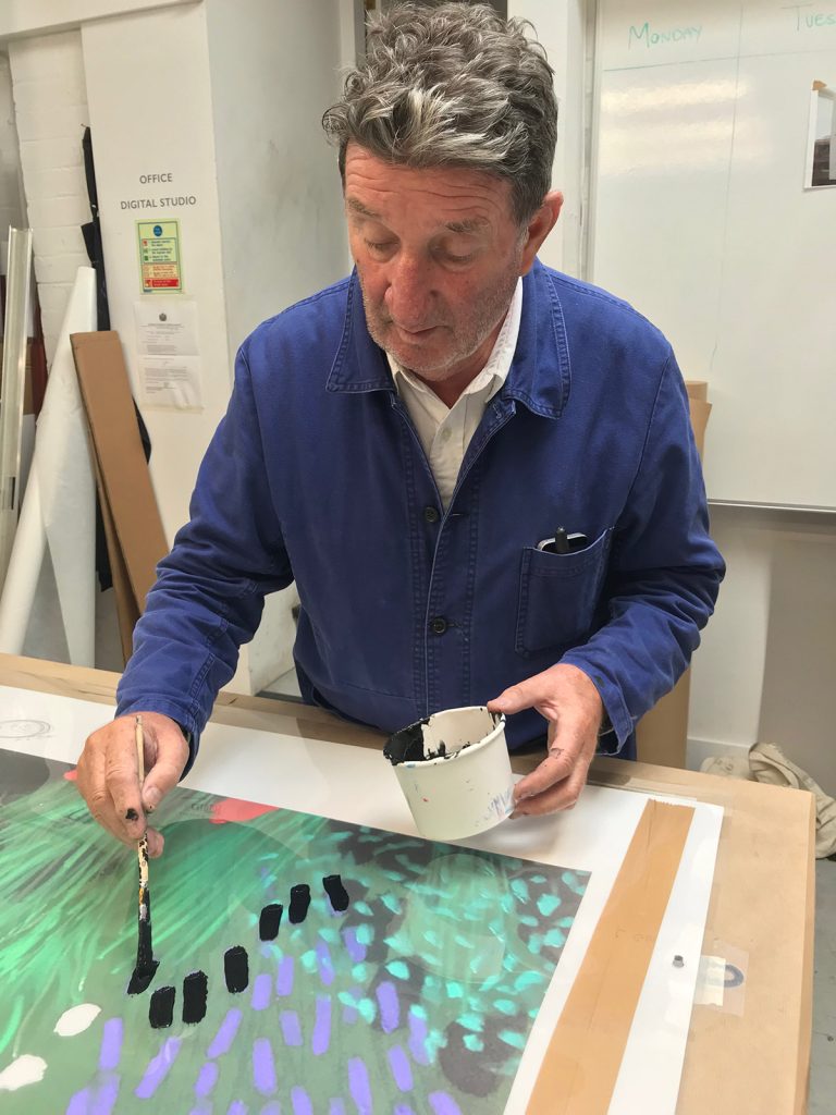 Bruce Mclean painting